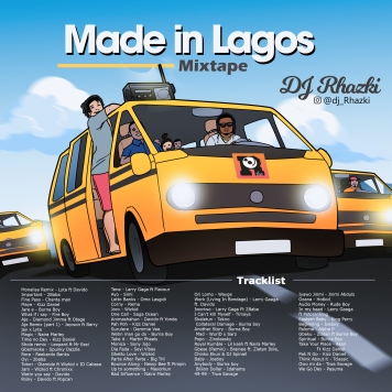 DJ Rhazki Made In Lagos Artwork